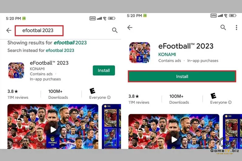 cach tai pes 2023 Android 1
