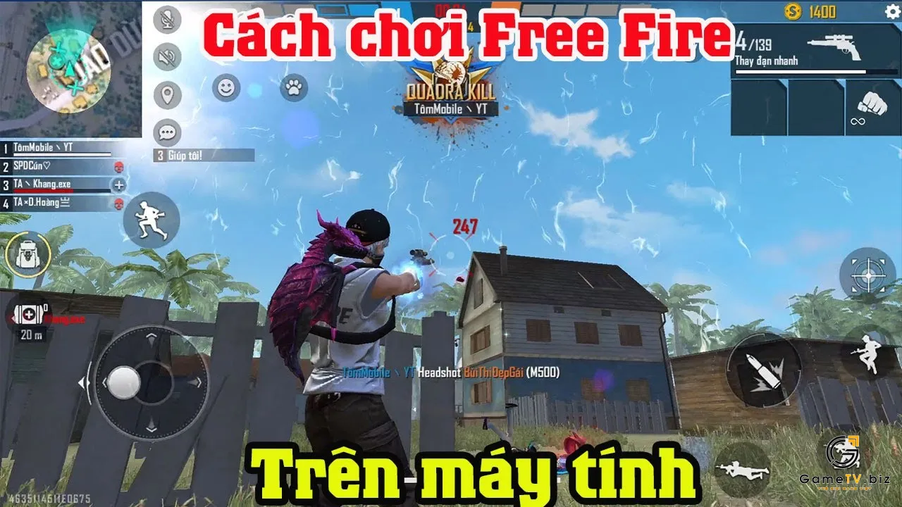 cach choi free fire tren may tinh 1