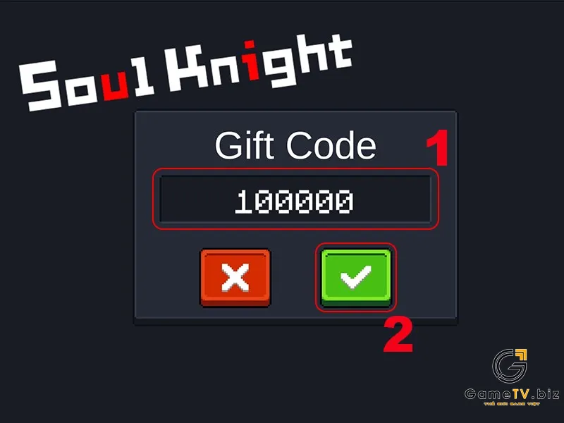 cach nhap code soul knight 1 1