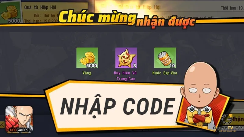 code one punch man the strongest vng moi nhat thang 8 2023