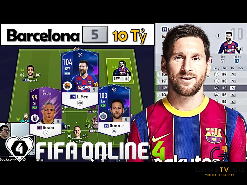 team color barcelona trong fifa online