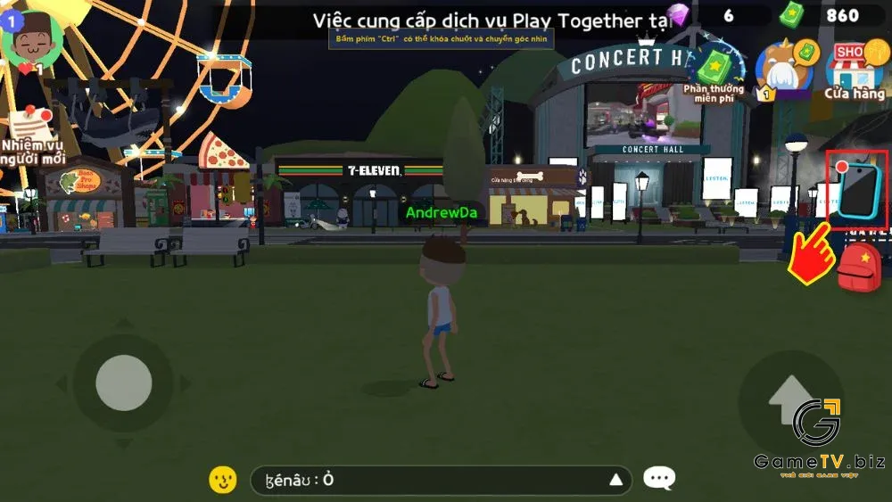 Cách nhập gift code Play Together Android